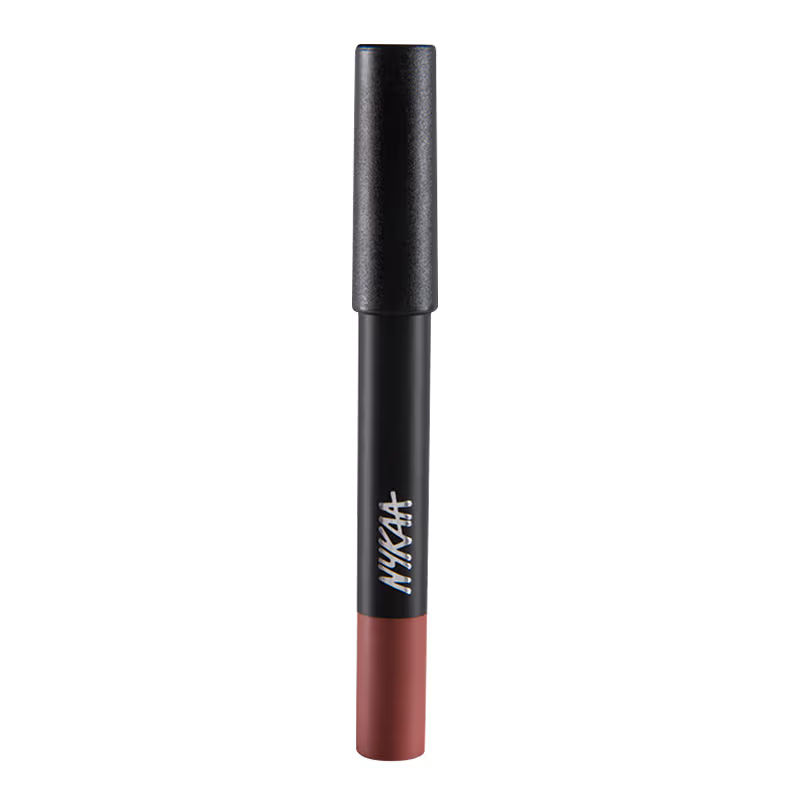 Nykaa Matteilicious Lip Crayon Lipstick with Free Sharpener