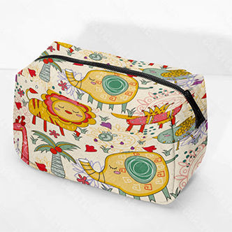 Crazy Corner Animal Printed Portable Cosmetic Pouch