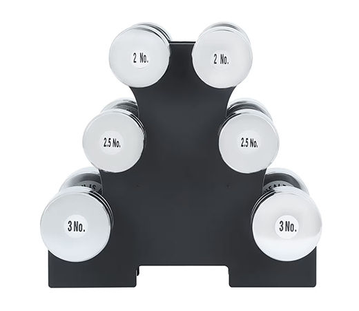 Kakss Steel Dumbbell with Stand