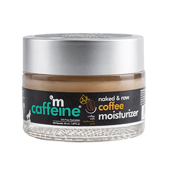 MCaffeine Oil-Free Coffee Face Moisturizer Gel with Hyaluronic Acid & Pro-Vit B5 for Deep Hydration