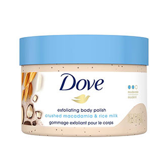 Dove Exfoliating Body Polish - Crushed Macadamia And Rice Milk