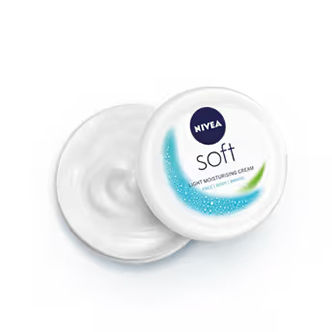 NIVEA SOFT Light cream-Vit E & Jojoba oil for Non-sticky- Fresh, Soft & Hydrated skin