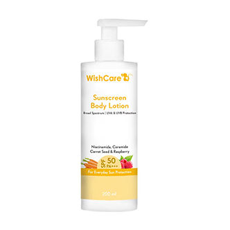 WishCare Sunscreen Body Lotion SPF 50 Broad Spectrum - PA+++ UVA & UVB Protection