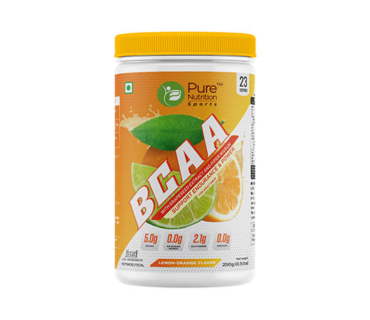 Pure Nutrition BCAA With Glutamine Instant Energy Pre-Workout Supplement