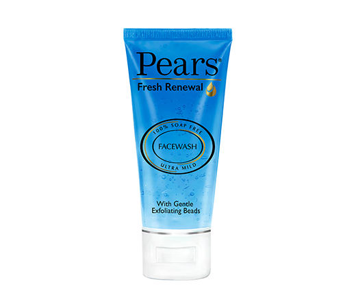 Pears Fresh Renewal Facewash pH Balanced With Exfoliating Beads