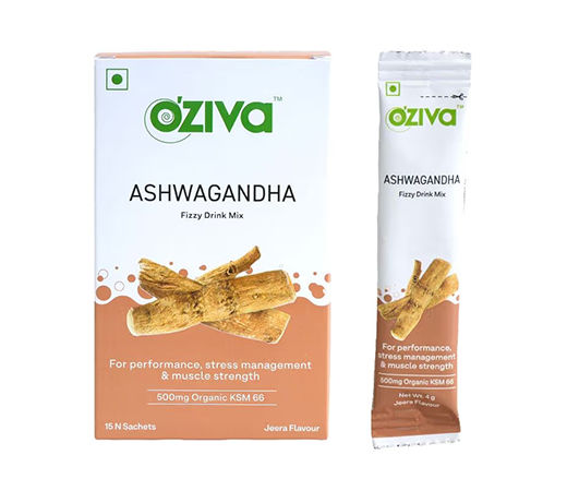 Oziva Ashwagandha Fizzy Drink For Stress Management
