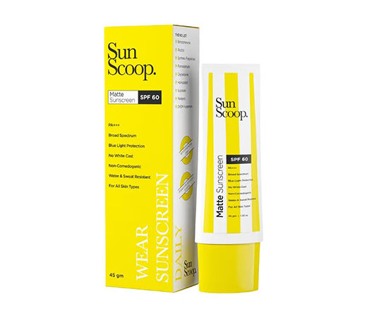 Sunscoop Matte Sunscreen with SPF 60