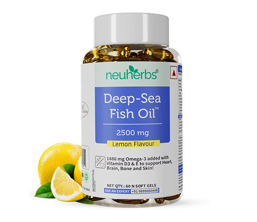 Neuherbs Deep Sea Omega 3 Fish Oil 2500mg Capsules