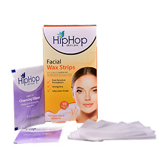 HipHop Facial Wax Strips With Argan Oil