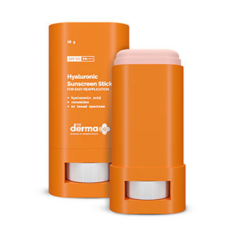 The Derma Co. Hyaluronic Sunscreen Stick with SPF 60 and PA++++ for Easy Reapplication