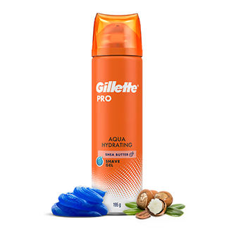 Gillette Pro Shaving Gel Aqua Hydrating With Shea Butter