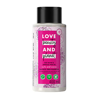 Love Beauty & Planet Rice Water & Angelica Seed Oil Silicone Free Shampoo