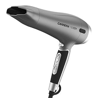 Carrera Hair Dryer - Styling Nozzle Diffuser, Blow Dry, Hot-Cold Air