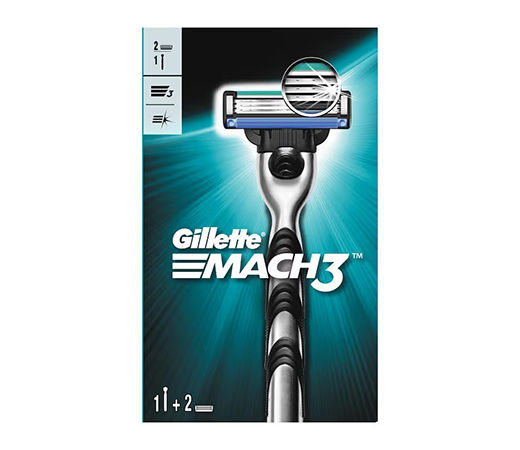 Gillette Mach 3 Shaving Razor + 2 Shaving Blade