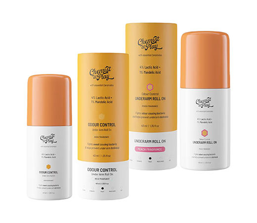 Chemist at Play Aqua & Peach Roll On (Pack Of 2)