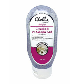 Globus Remedies Glycolic Acid And Salicylic Acid Face Wash