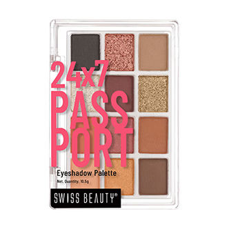 Swiss Beauty 24/7 Passport Eyeshadow Palette - Night