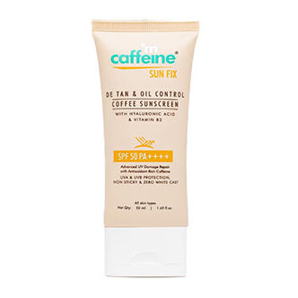 MCaffeine Sun Fix De Tan And Oil Control Coffee Sunscreen
