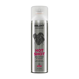 BBLUNT Hotshot Hold Spray Delivers Instant & Firm Hold