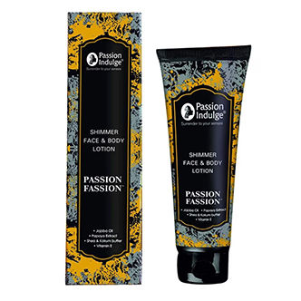 Passion Indulge Passion Fassion Gold and Silver Shimmer Face and Body Lotion