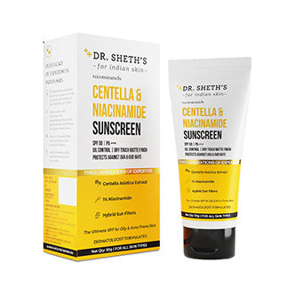 Dr. Sheth's Centella & Niacinamide Oil & Acne Control Sunscreen