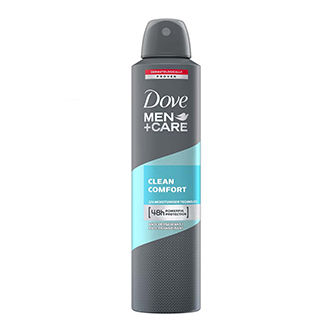 Dove Men + Care Clean Comfort Dry Spray Antiperspirant Deodorant