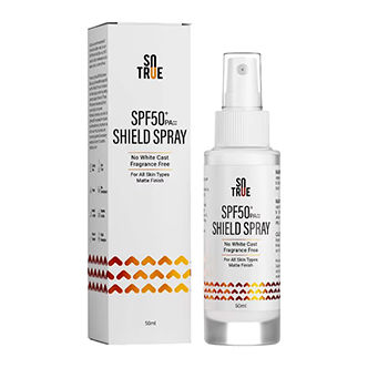 Sotrue SPF 50+ Shield Sunscreen Spray - Water Resistant, No White Cast & Broad Spectrum PA++++