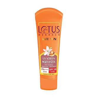 Lotus Herbals Safe Sun UV Screen Matte Gel Pa+++ SPF - 50