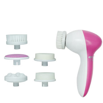 Bronson Professional 5 In 1 Body And Face Compact Beauty Care Massage And Exfoliation Tool
