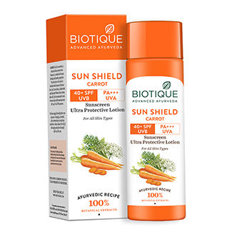 L Biotique Bio Carrot Ultra Soothing Face Lotion 40+ SPF UVA/UVB Sunscreen