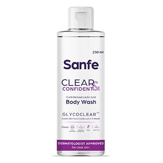 Sanfe Clear & Confident Glycolic Acid Body Wash