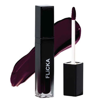 FLiCKA Set And Attack Liquid Matte Lipstick - 14 Dark Night