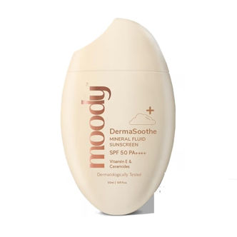 Moody Sensi Soothe Mineral Fluid Sunscreen SPF 50 PA+++