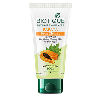 Biotique Bio Papaya Visibly Glowing Skin Face Wash For All Skin Types - how to get glowing skin