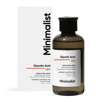 Minimalist 8% Glycolic Acid Toner For Glowing Skin - how do i get glowing skin