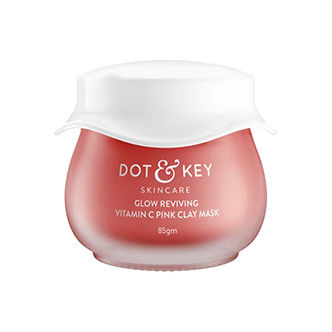 Dot & Key Pink Clay Face Mask For Glowing Skin - how to get a glowing skin