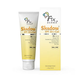 Fixderma Shadow Sunscreen SPF 50+ Gel For Oily Skin Acne Prone UVA UVB PA+++ Protection
