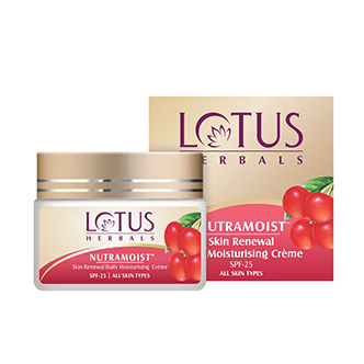 Lotus Herbal Nutramoist Skin Renewal Daily Moisturising Creme Spf-25