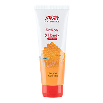 Nykaa Naturals Saffron & Honey Face Wash for Glowing Skin