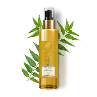 Forest Essentials Delicate Facial Cleanser with Saffron & Neem - Ayurvedic Face Wash For Oily Skin