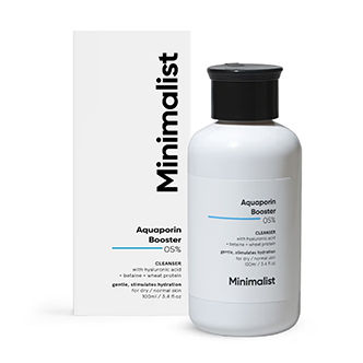 Minimalist 5% Aquaporin Booster Face Wash With Hyaluronic Acid For Dry Skin