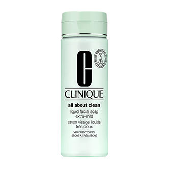 Clinique Liquid Facial Soap Extra Mild - Very Dry to Dry Skin With Hyaluronic Acid, Ceramides & Niacinamide