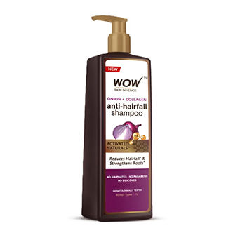 WOW Skin Science Onion & Collagen Anti Hairfall Shampoo