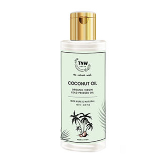 TNW The Natural Wash Cold Pressed Pure Coconut Oil for Healthy Skin, Hair