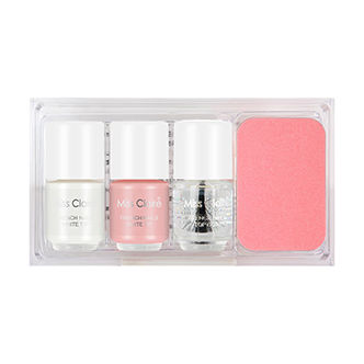 Miss Claire French Manicure Kit With Acrylic Box