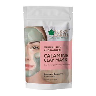 Bliss Of Earth 100% Natural Calamine Clay Mask