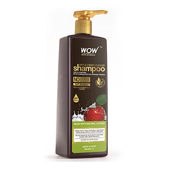 Dandruff Remedy with WOW Skin Science Apple Cider Vinegar Shampoo 