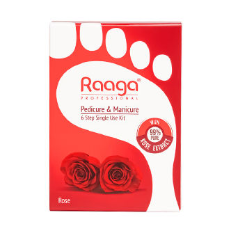 Raaga Professional Pedicure & Manicure 6 Step Single Use Kit