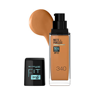 Maybelline New York Fit Me Matte+Poreless Liquid Foundation 16H Oil Control - 340 Cappuccino
