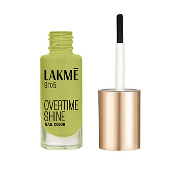 Lakme 9 To 5 Primer + Gloss Nail Color - Blue Scape
